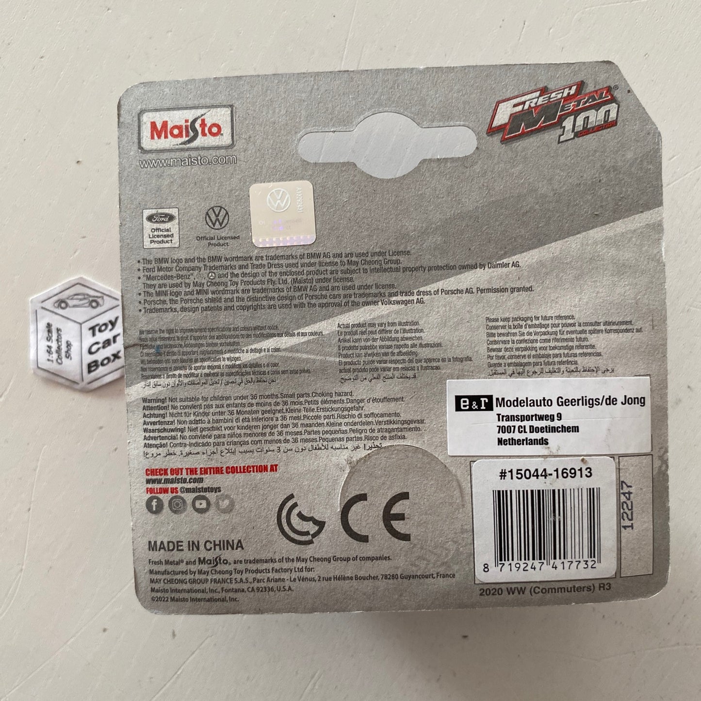 MAISTO Fresh Metal - 2021 Ford Bronco (Blue - 1/64 Scale) C80g