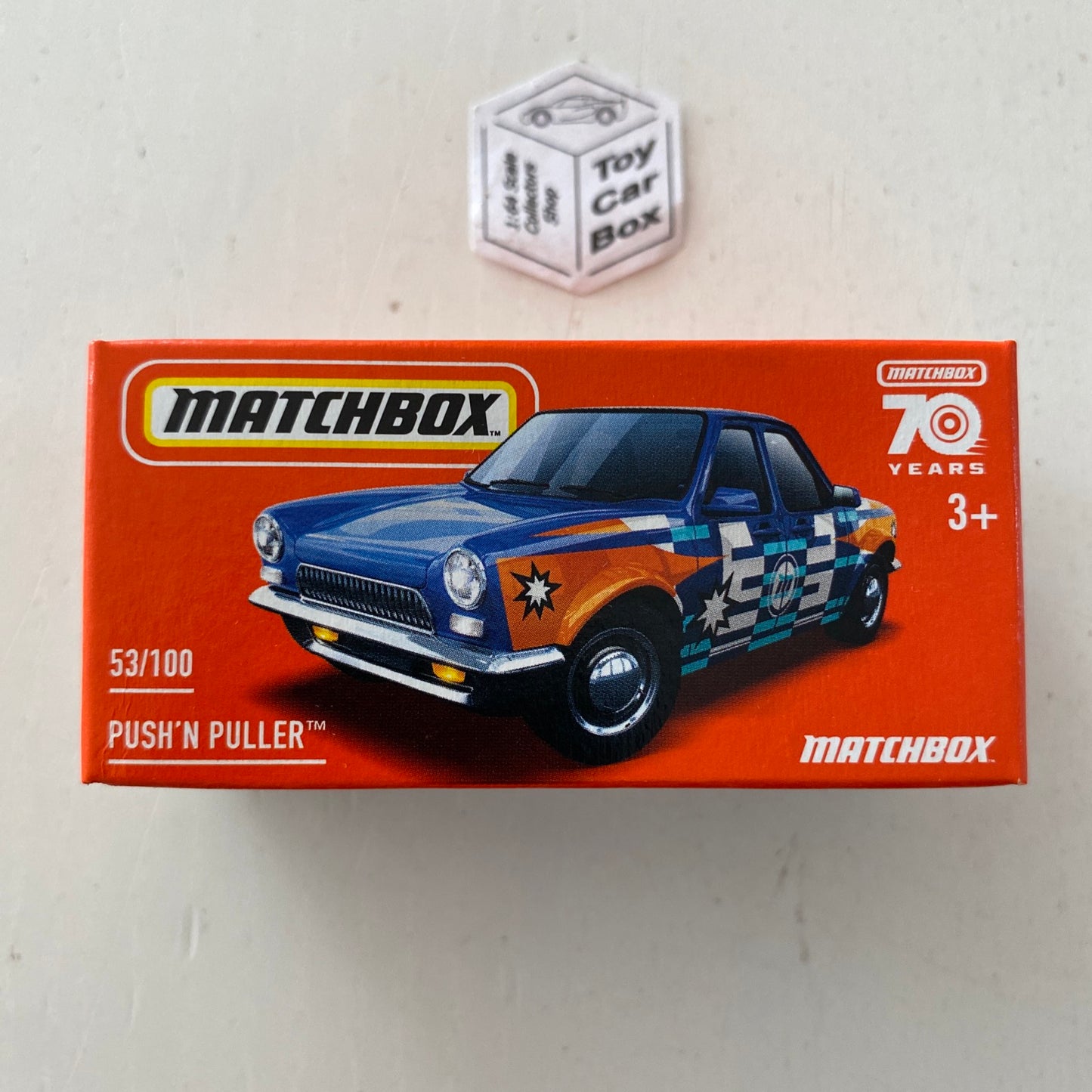 2023 MATCHBOX Power Grab #53 - Push N Puller (Blue - Unopened) B36