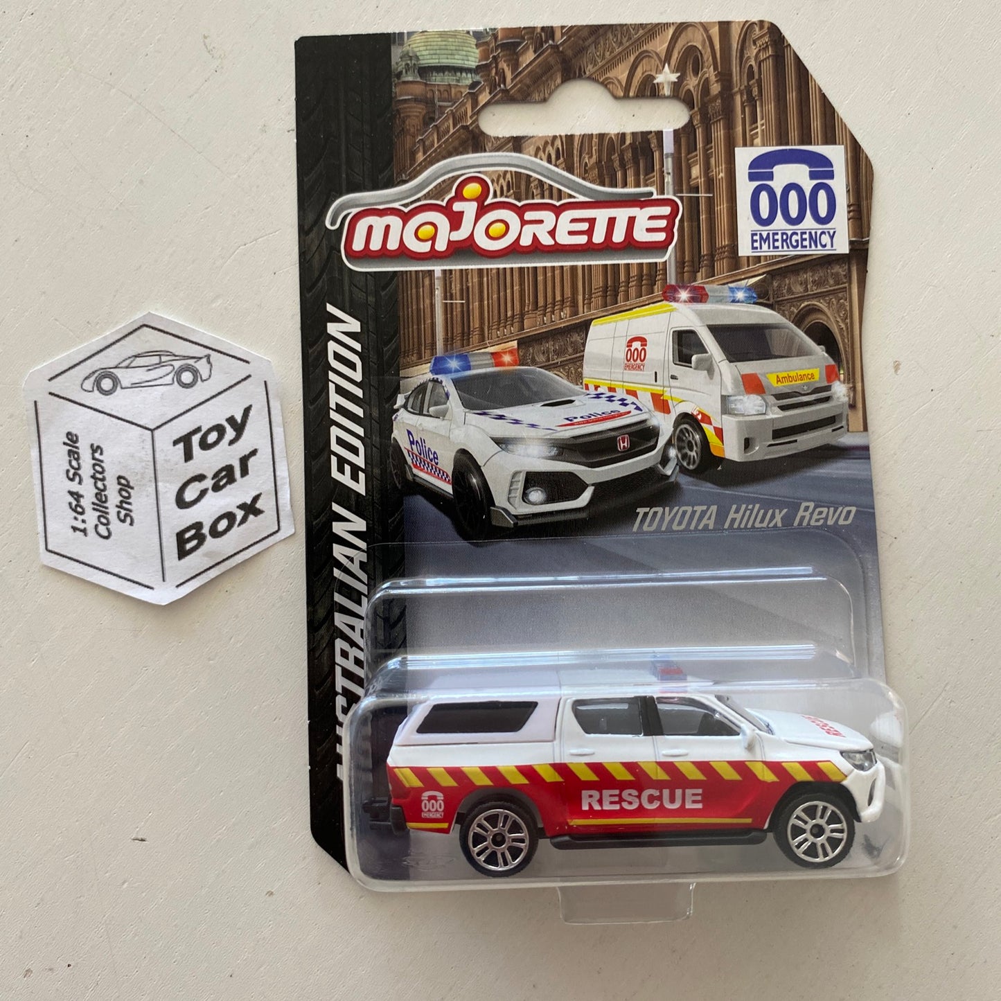 MAJORETTE - Toyota Hilux Revo (Australian Edition - Rescue - 1/64 Scale*) D94