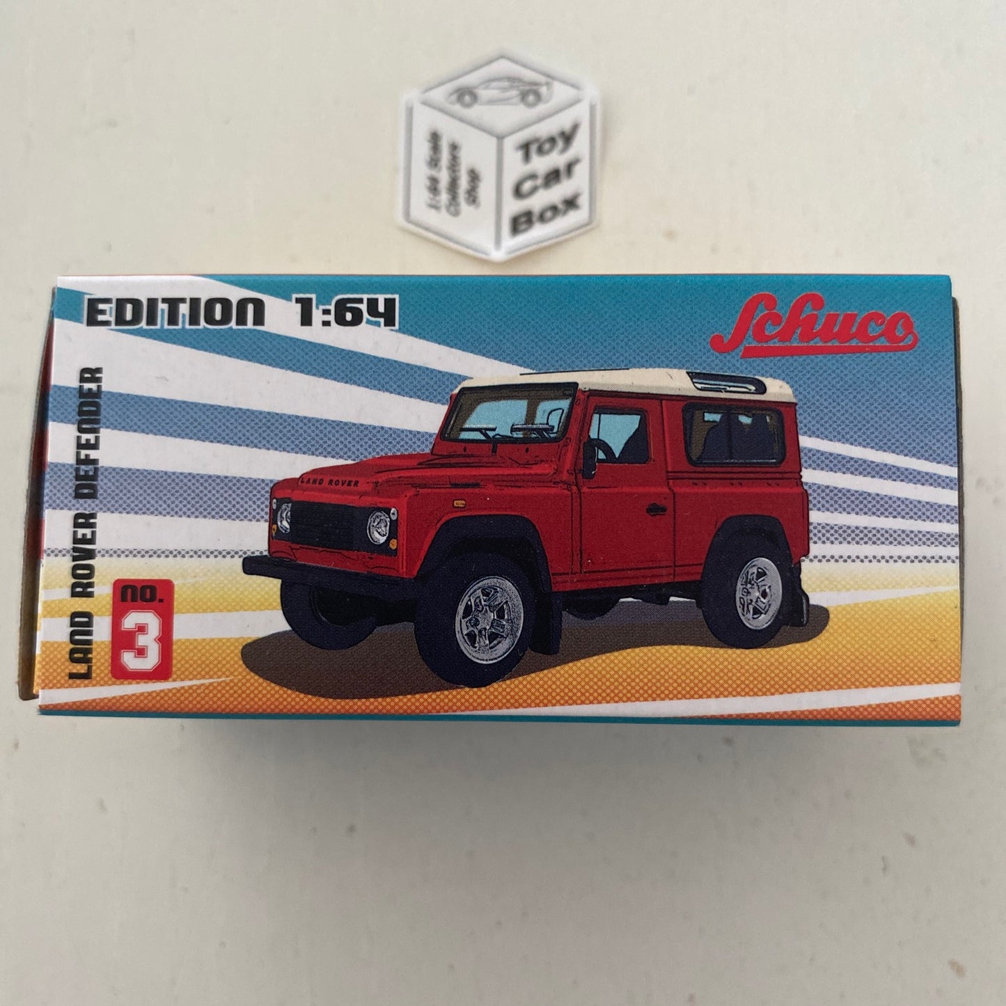 SCHUCO Edition 1:64 - Land Rover Defender 90 (Red) M06g