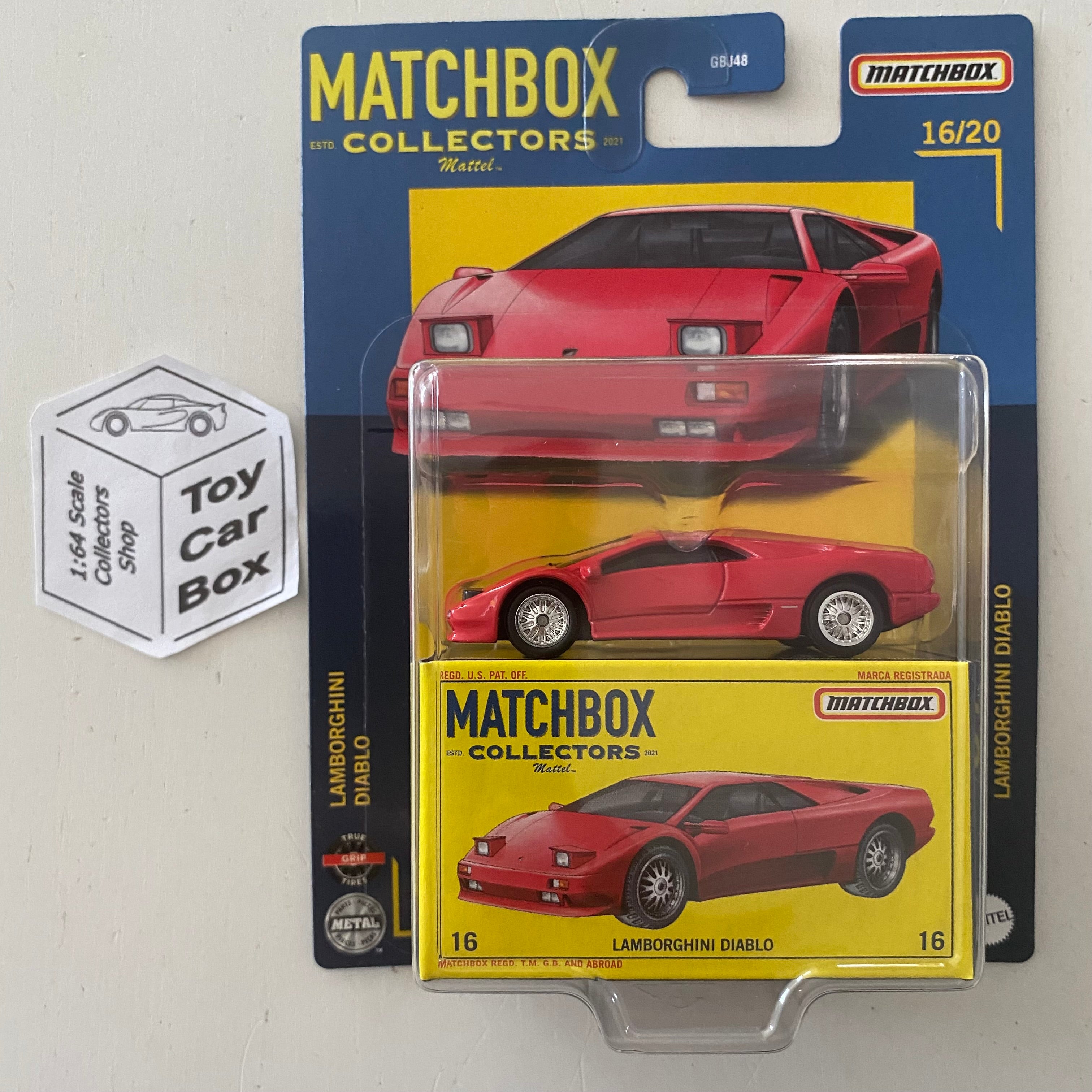 2022 MATCHBOX Collectors #16 - Lamborghini Diablo (Premium - Red