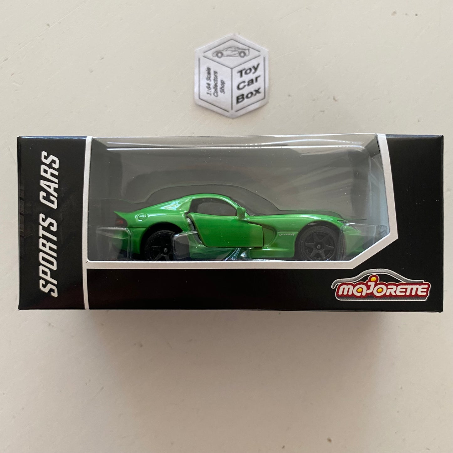 MAJORETTE - Dodge Viper SRT (Green - Sports Cars Box) 1/64 Scale* -D72