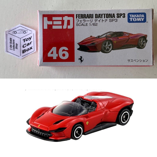 TOMICA Regular #46 - Ferrari Daytona SP3 (Red - 1/62 Scale - Boxed) E22