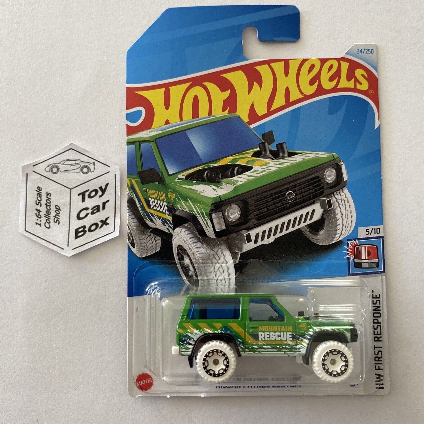 2024 HOT WHEELS #34 - Nissan Patrol Custom (Green #5 First Response - Long) A80