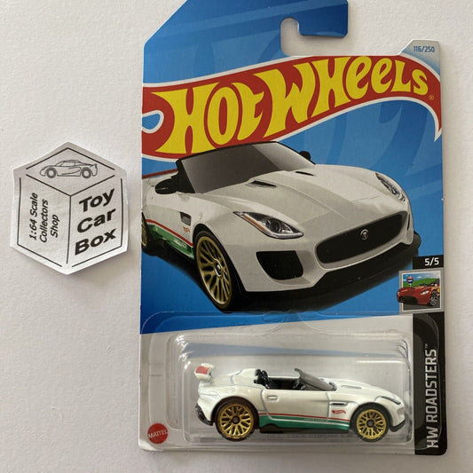 2024 HOT WHEELS #116 - ‘15 Jaguar F-Type Project 7 (HW Roadsters -Long Card) A80