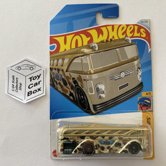 2024 HOT WHEELS #65 - Surfin School Bus (Beige #4 HW Xtreme Sports) Z68