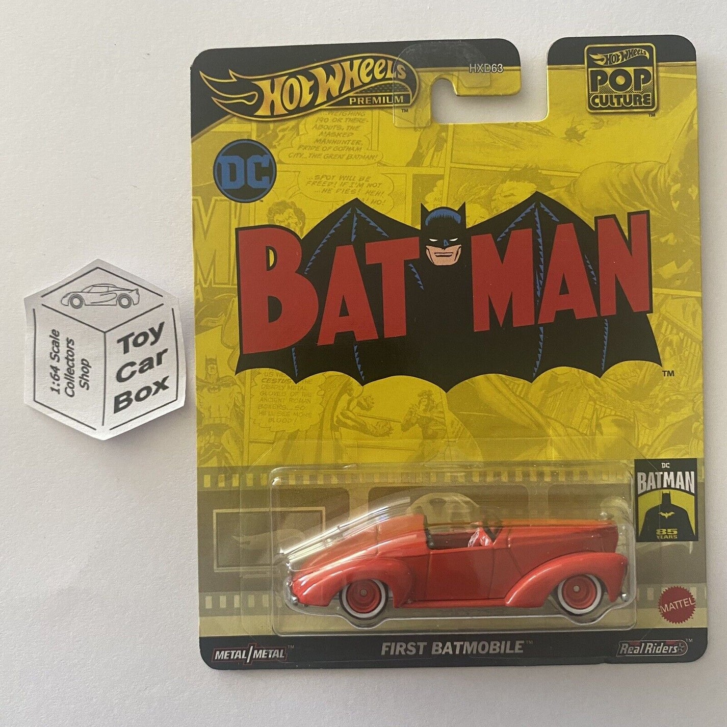 2024 HOT WHEELS Pop Culture - First Batmobile (Red - Batman) H10 – Toy ...