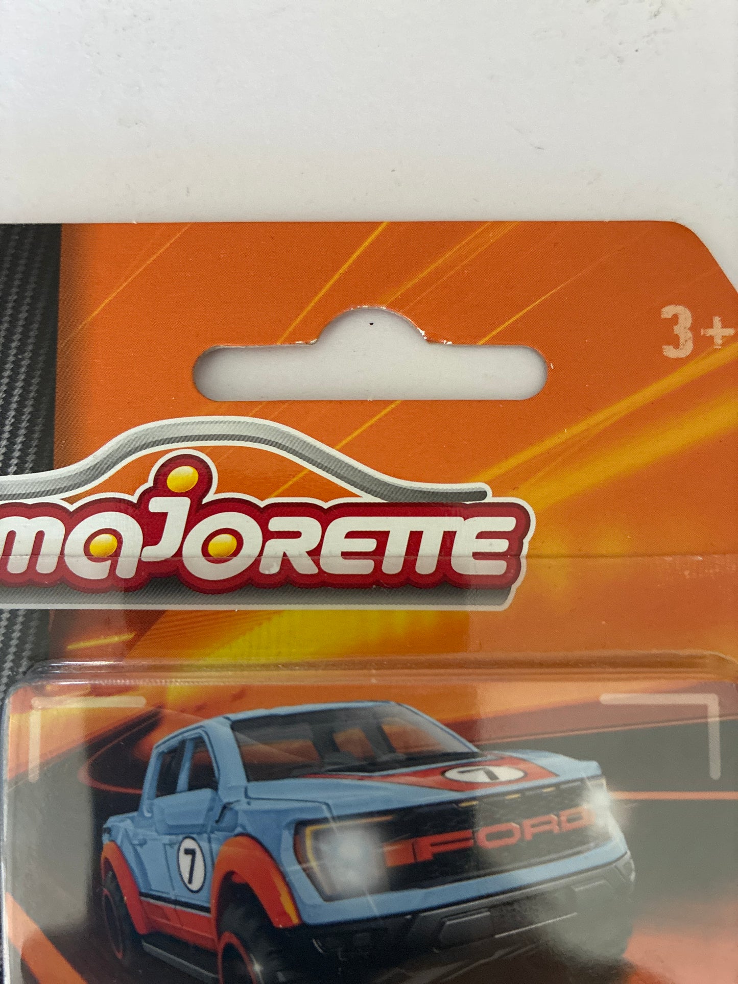 MAJORETTE Ford F-150 Raptor (Racing Cars - Blue - Damaged Card) 1/64 Scale* - D72