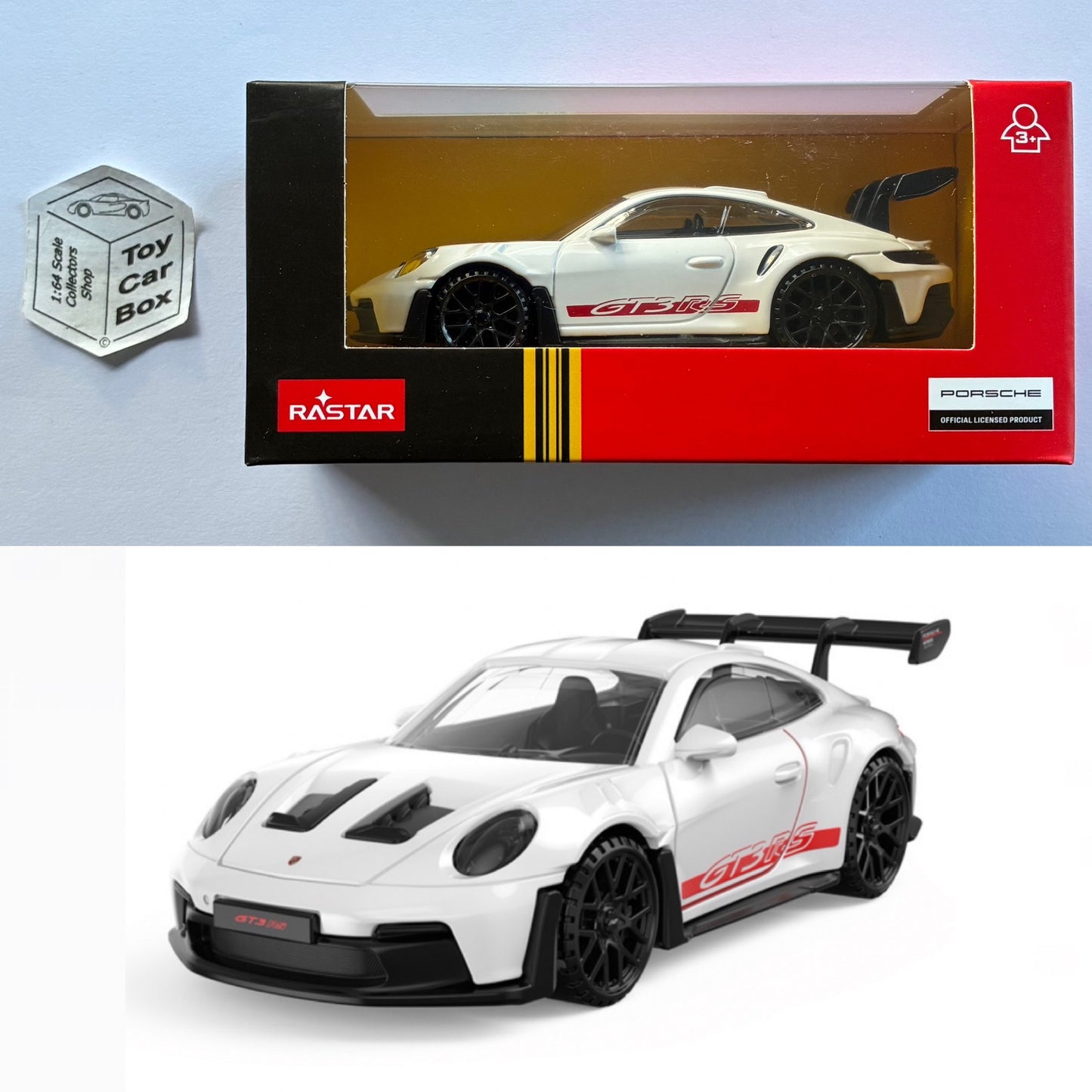 RASTAR 1/43 - Porsche 911 GT3 RS - 992 (White - Unopened Boxed) D55g