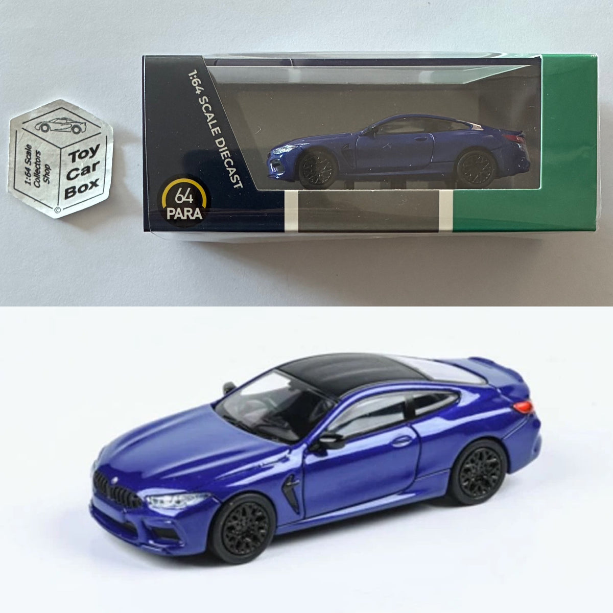 PARA64 - BMW M8 Coupe (Marina Bay Blue - 1/64 Scale) P50g