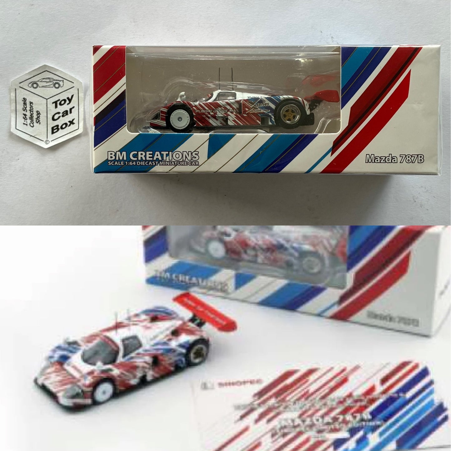 BM CREATIONS - Mazda 787B (1:64 - Sinopec - Push To The Max - X-Series) Og