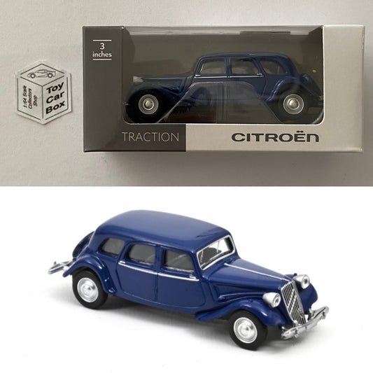 NOREV - Citroen Traction 1939 (Blue - 1:64 Scale / 3 Inches - Boxed) F22g