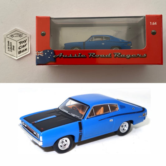 AUSSIE ROAD RAGERS - ‘73 Chrysler E49 Valiant Charger R/T (Blue - 1:64) Q48