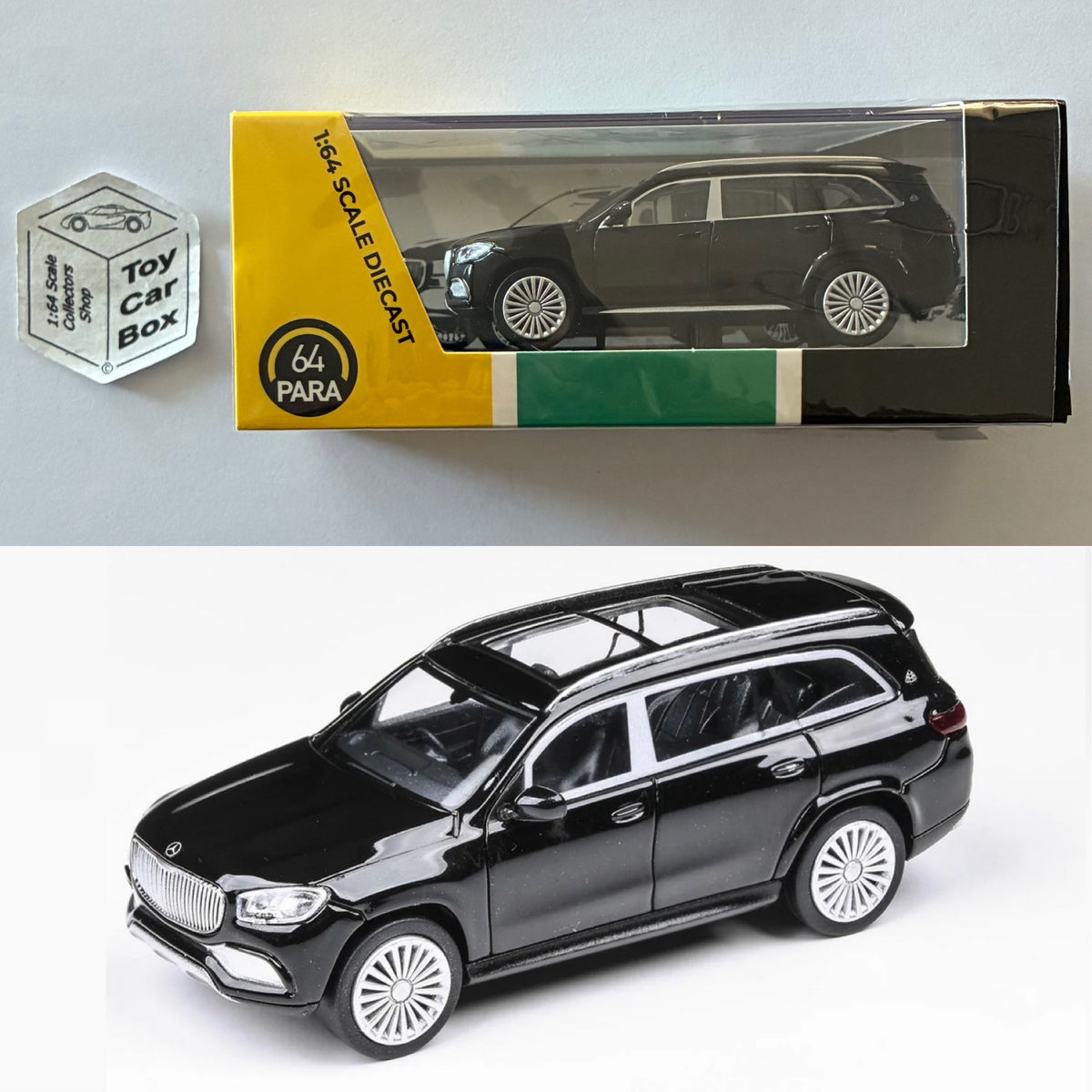 PARA64 - Mercedes-Maybach GLS 600 (Black - 1/64 Scale - Boxed) P50g