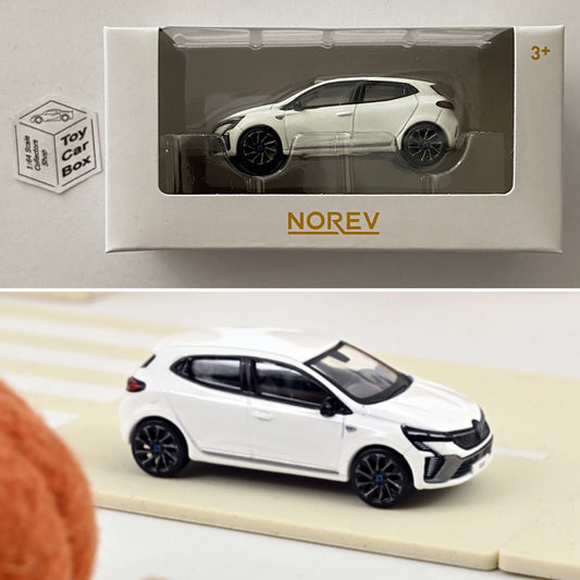 NOREV - 2024 Renault Clio Esprit Alpine (White - 1:64 MiniJet Boxed) F22g