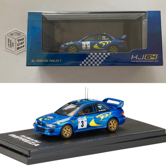 HOBBY JAPAN HJ64 - Subaru Impreza WRC 1997 (#3 McRae - 1/64 Scale) CD05