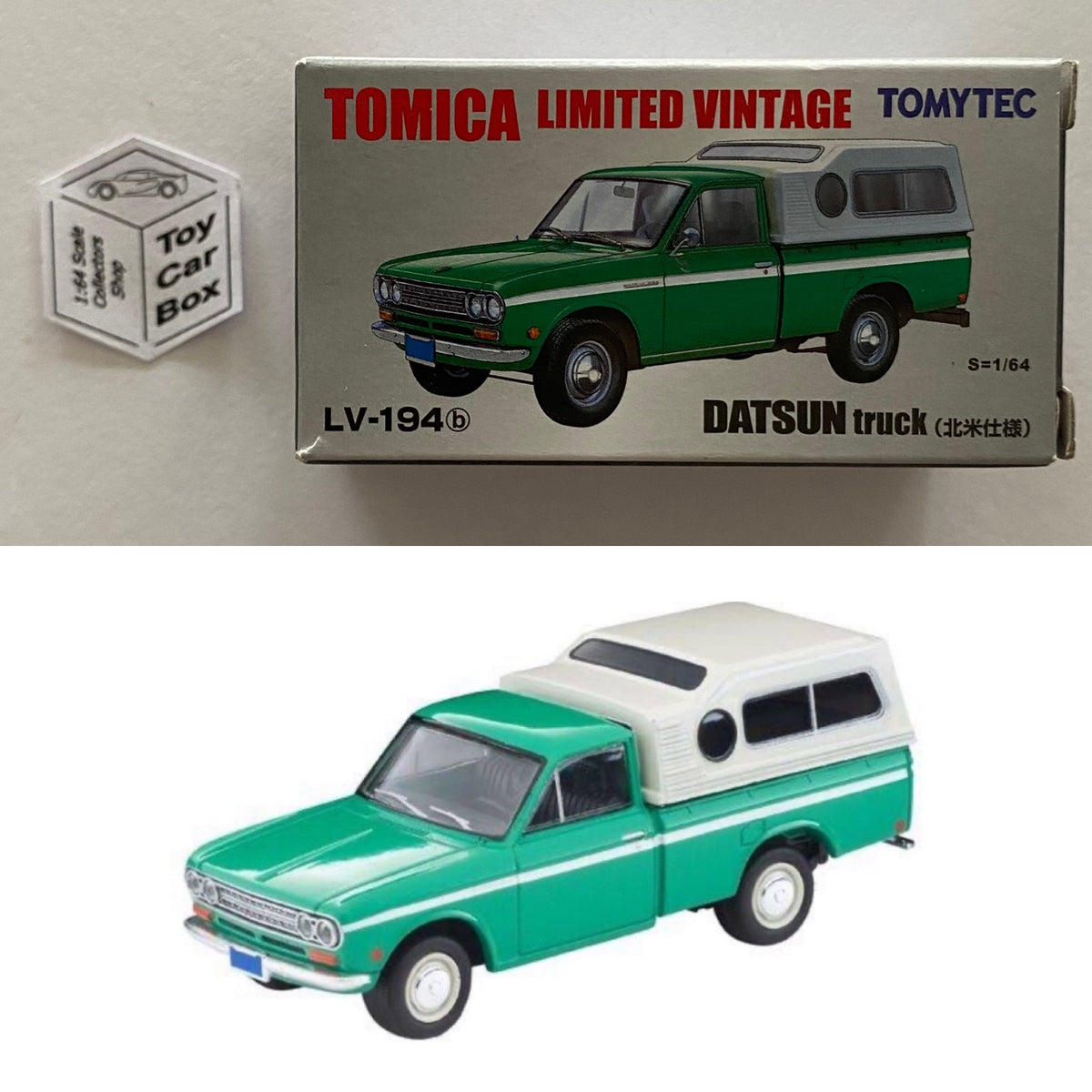 Tomica Limited Vintage NEO LV-195b Datsun Truck 1500 Deluxe - Scala 1/64 Diecast TOMYTEC - Foto 2