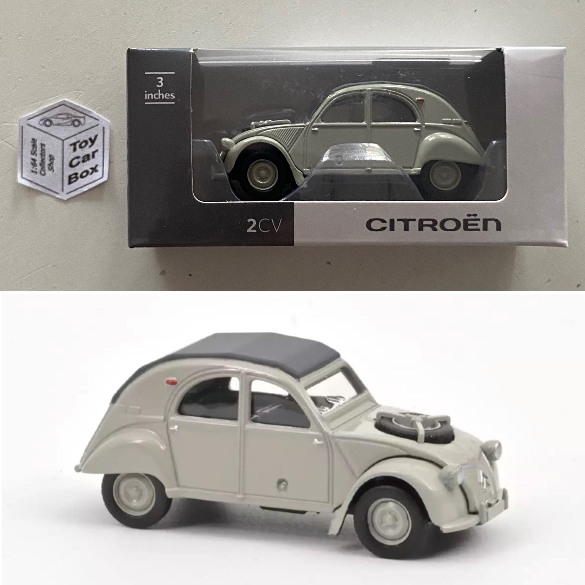 NOREV 1:64 Scale* - 1966 Citroen 2CV Sahara 4x4 (Rose Grey - Boxed) G02g