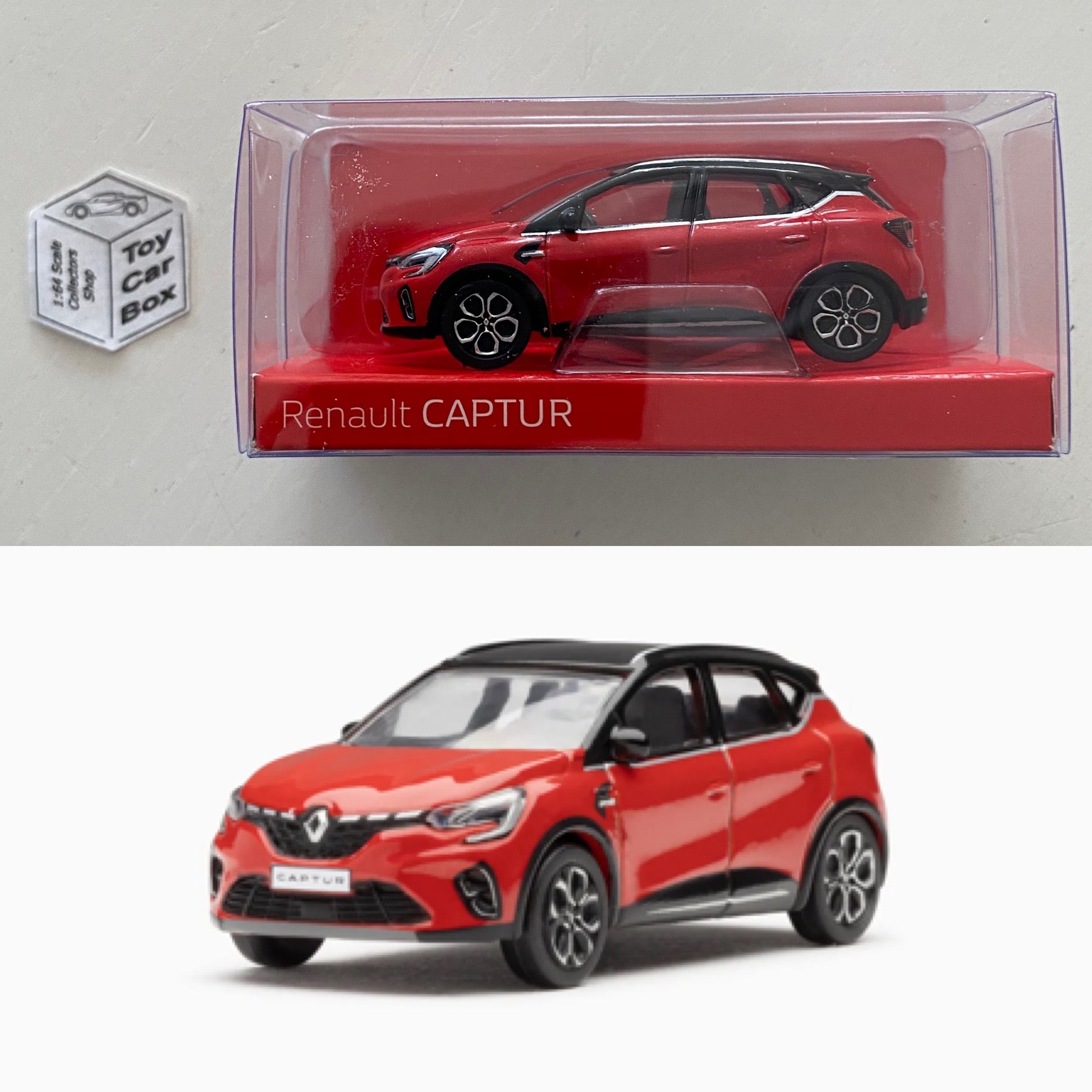 Z-MODELS 1:64 Scale - 2019 Renault Captur (Flame Red - Boxed) I06g
