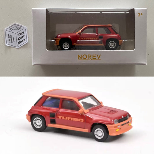 NOREV 1:64 Scale* - 1980 Renault 5 Turbo (Grenat Red - Boxed) F75g