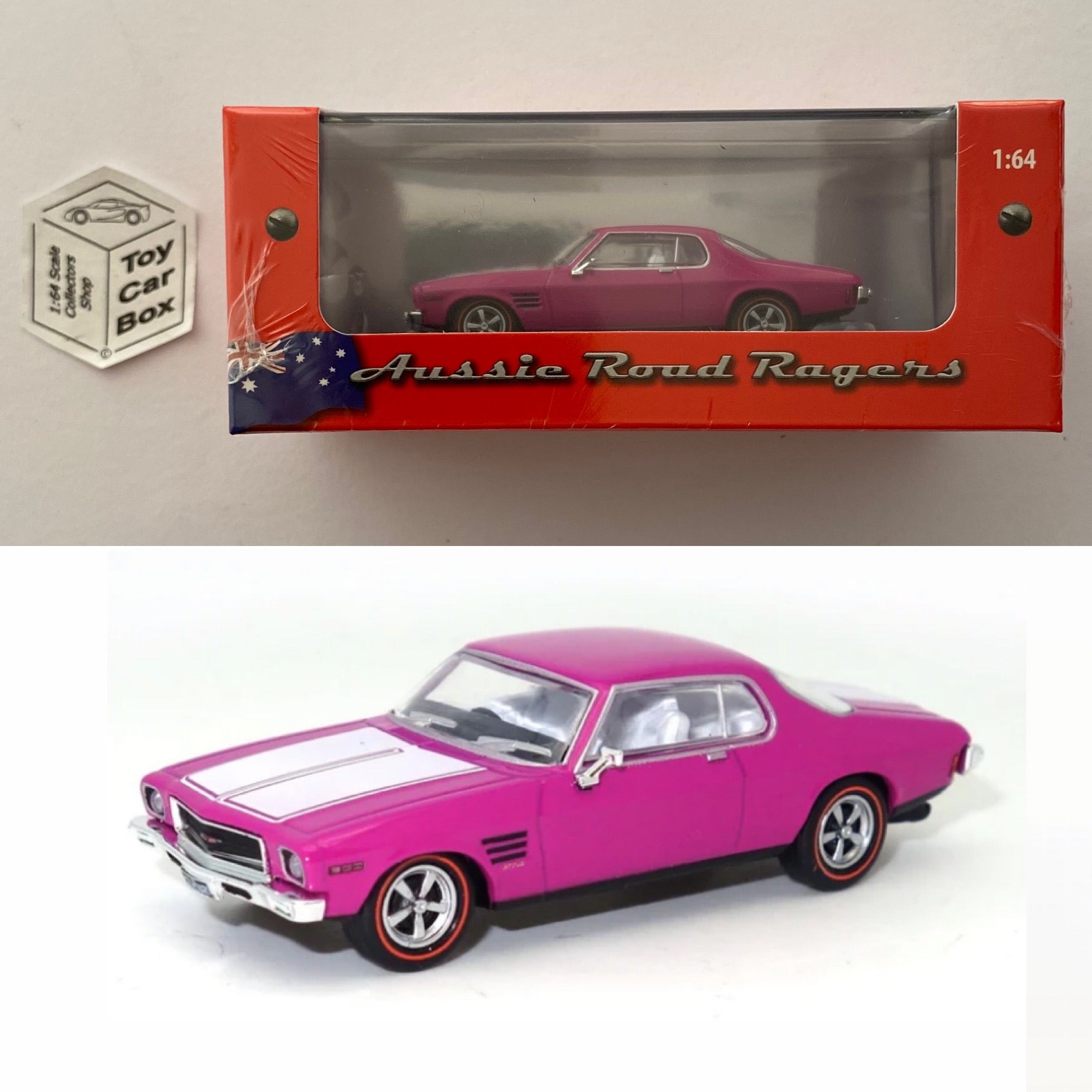 AUSSIE ROAD RAGERS - ‘72 Holden HQ Monaro GTS (Plum Dinger - 1:64) Q48 ...
