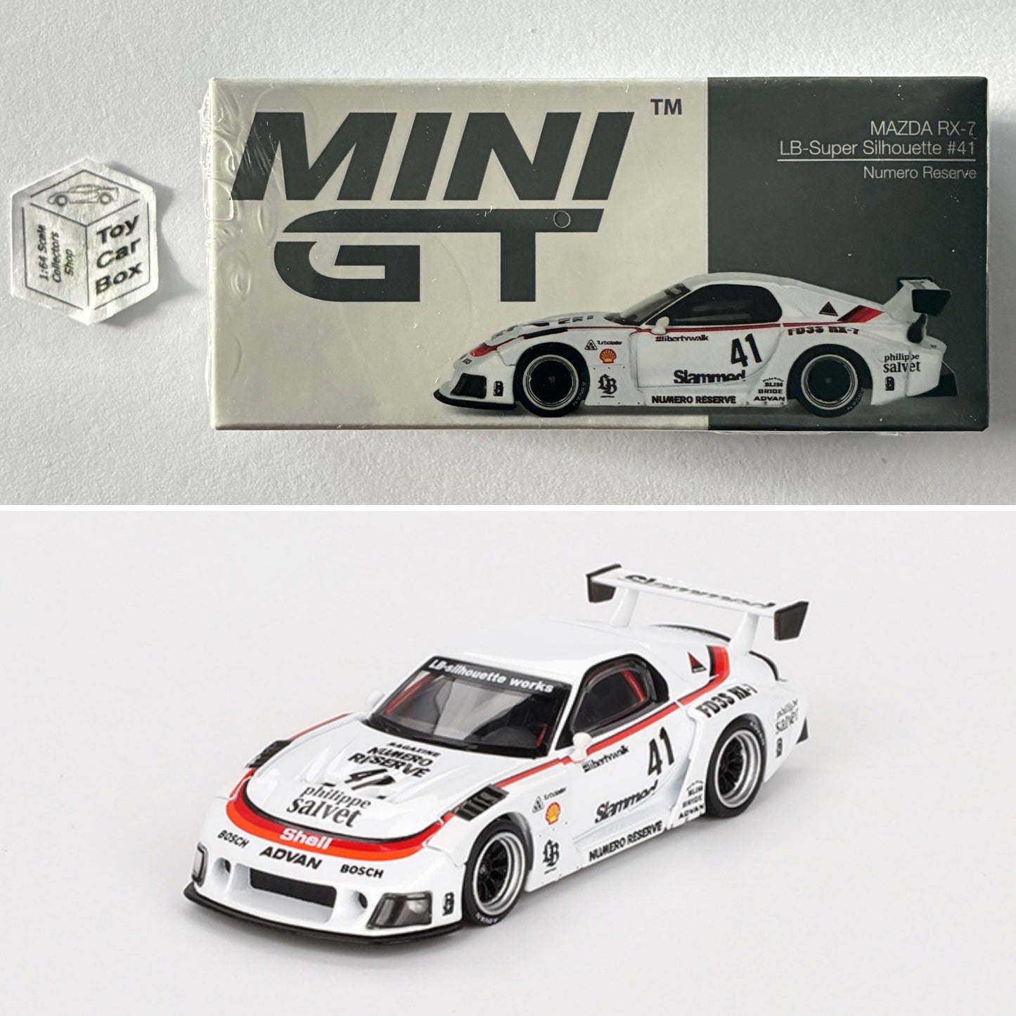 Mini GT #773 - Mazda RX-7 (LB-Super Silhouette #41 Numero Reserve - 1/64) N50g