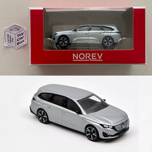 NOREV 1:64 Scale* - 2021 Peugeot 308 SW Sports Wagon (Artense Grey - Boxed) F22g