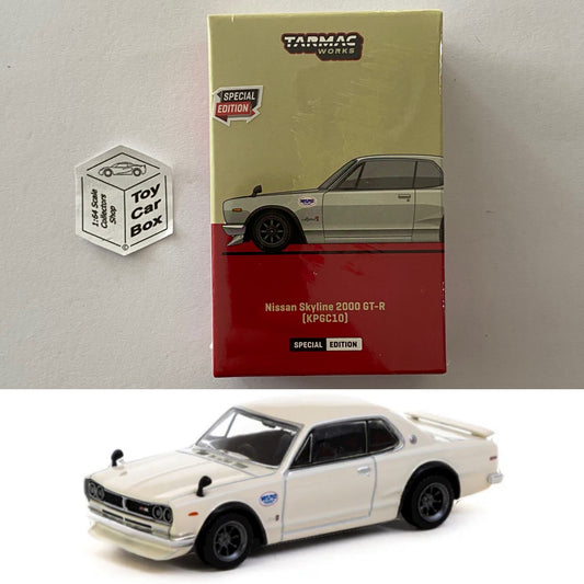 TARMAC - Nissan Skyline 2000 GT-R (Ivory White Special Edition - 1/64 Scale) V95