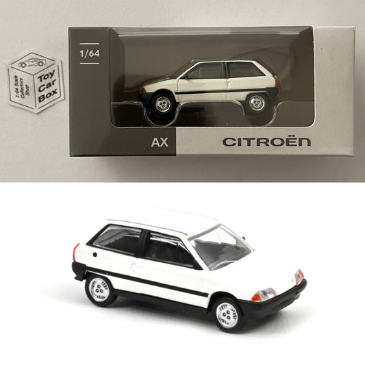 NOREV - Citroen AX 1986 (White - 1:64 Scale - MiniJet Boxed) F22g