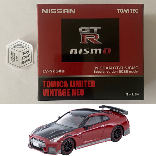 TOMICA Limited Vintage - 2022 Nissan GT-R Nismo (Red 1/64 #LV-N254e) BH01