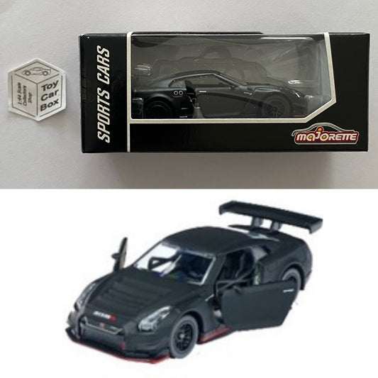 MAJORETTE - Nissan GT-R Nismo GT3 (Black - Sports Cars Box) 1/64 Scale* - D72