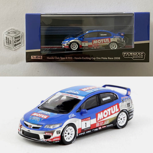 TARMAC - Honda Civic Type R FD2 (#1 Motul - One Make Race 2003 - 1/64) Q85g