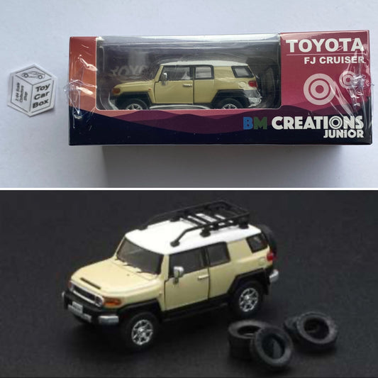 BM CREATIONS - Toyota FJ Cruiser (1:64 Scale - Ivory - RHD) N66