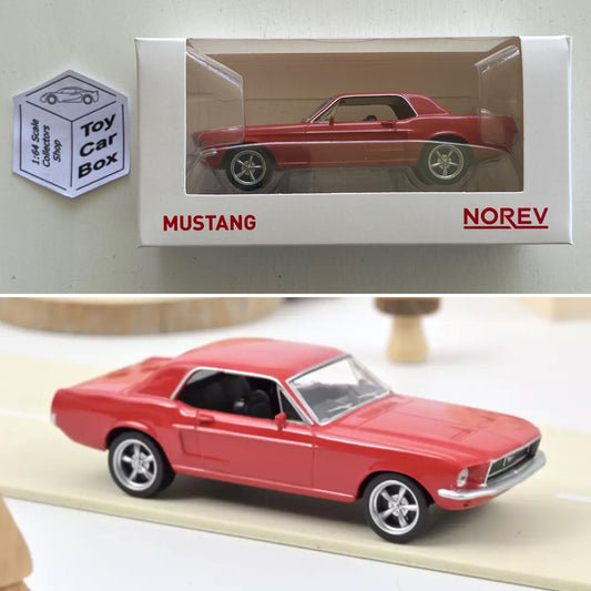 NOREV 1:43 Scale* - 1968 Ford Mustang (Red - Boxed Jet Car) O31g
