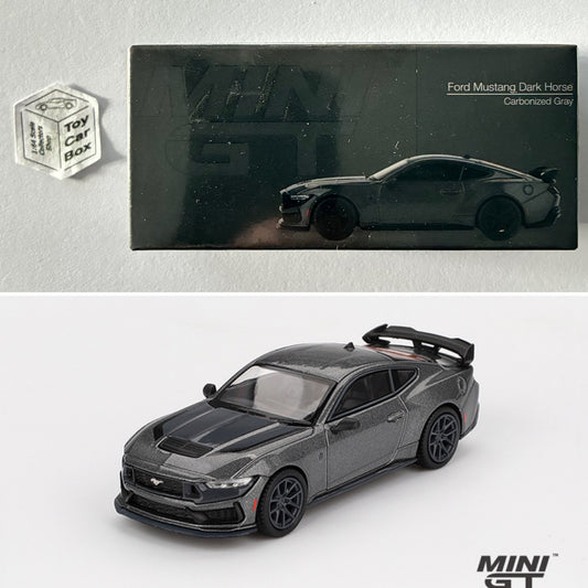 Mini GT #957 - Ford Mustang Dark Horse (Carbonized Grey - 1/64 Scale) N50g