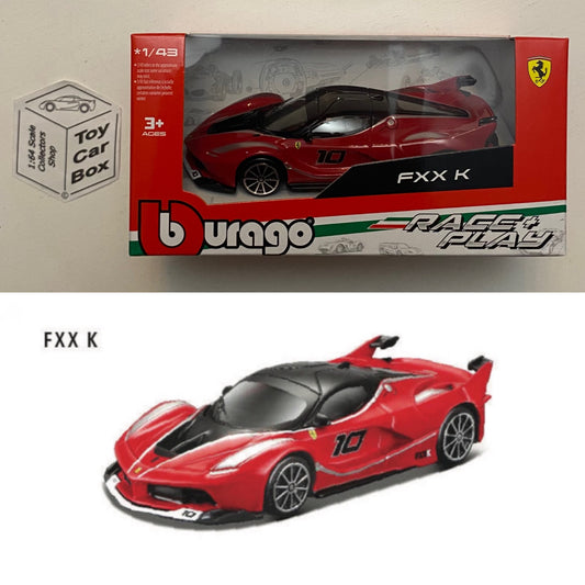 BBURAGO 1/43 - Ferrari FXX K (Red - Race & Play - Boxed) H75