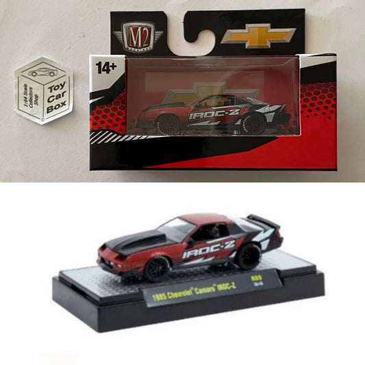 M2 MACHINES - 1985 Chevy Camaro Iroc-Z (Black - Detroit Muscle R89 - 1:64) L92g
