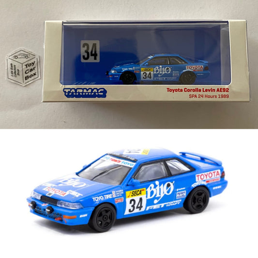 TARMAC - Toyota Corolla Levin AE92 (Spa 24 Hours 1989 - 1/64 Scale) Q85g