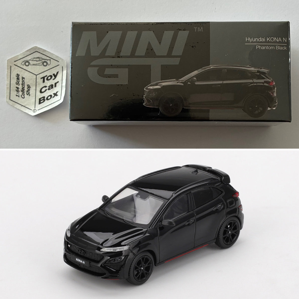 MINI GT #1206 - Hyundai Kona N (Phantom Black - 1/64 - Boxed) N50g
