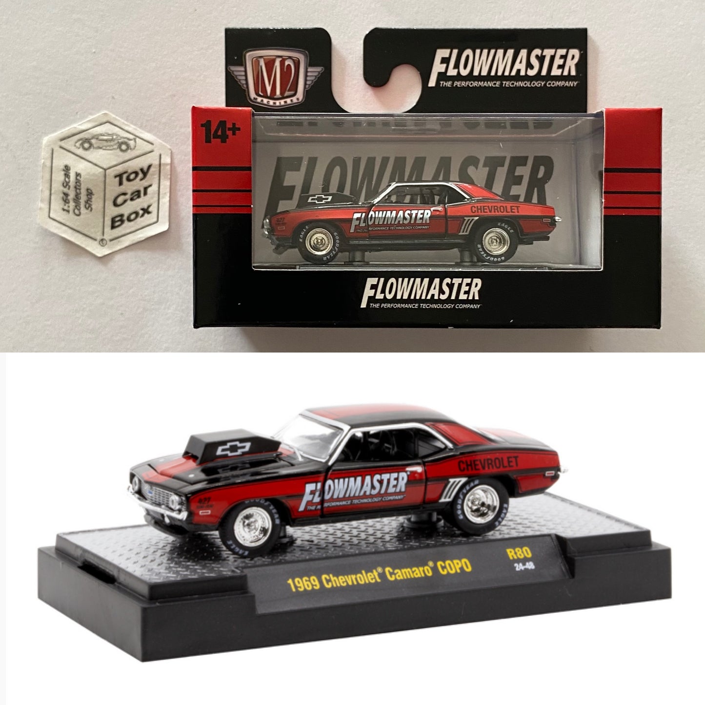 M2 MACHINES - 1969 Chevy Camaro COPO (Flowmaster - Detroit Muscle R80) L92g