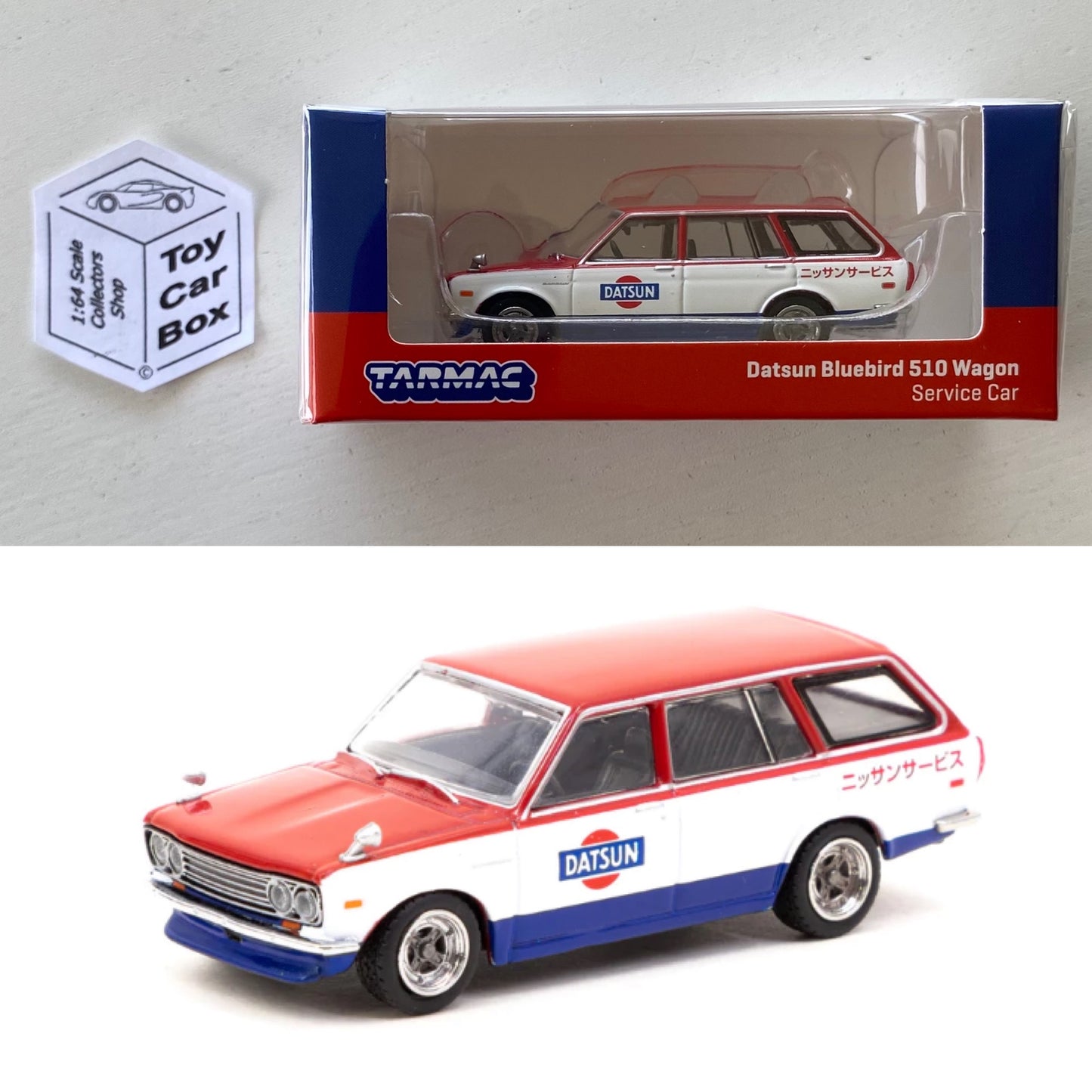 TARMAC - Datsun Bluebird 510 Wagon (Service Car - 1/64 Scale) O35