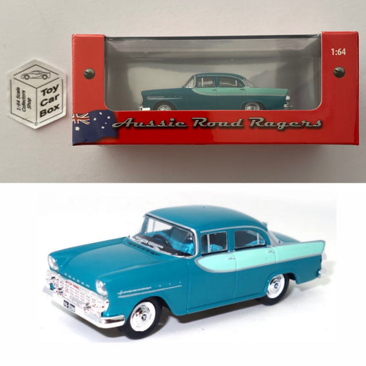 AUSSIE ROAD RAGERS - Holden FB Sedan (Green Body, With Green Stripe - 1:64) Q48