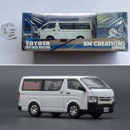 BM CREATIONS - Toyota Hiace - 2015 (1:64 Scale - White - RHD) M09g