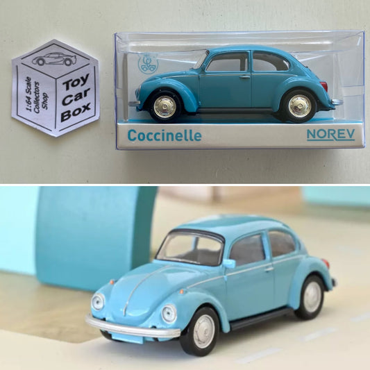 NOREV 1:43 Scale* - 1973 VW Beetle 1303 (Miami Blue - Boxed Jet Car) N31g