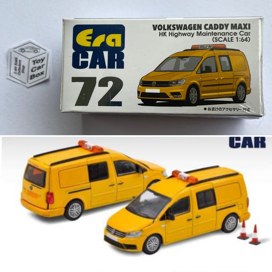 ERA CAR - VW Volkswagen Caddy (1:64 Scale - HK Highway Maintenance - Boxed) K76
