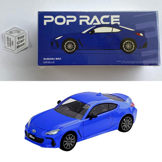 POP RACE - Subaru BRZ (1:64 Scale - WR Blue #PR64-SBRZ-BL01 - Boxed) Q48