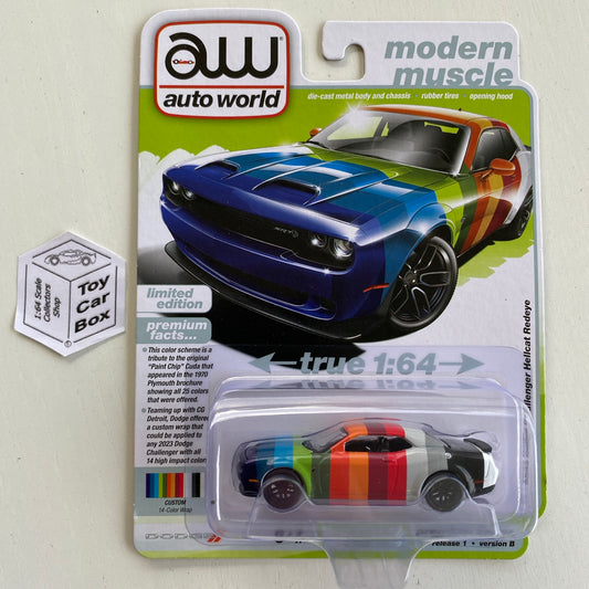 2024 AUTO WORLD - 2023 Dodge Challenger Hellcat Black Ghost Edition (R1b) M15