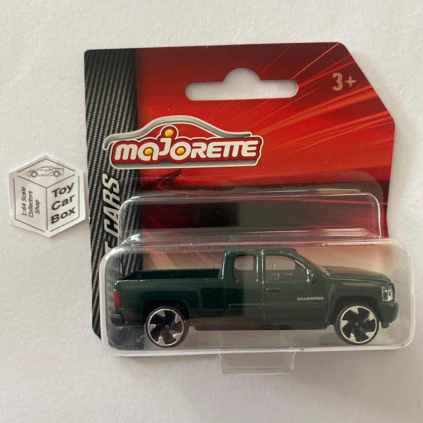MAJORETTE Chevy Silverado (1/71* Street Cars - Green #217E) C07