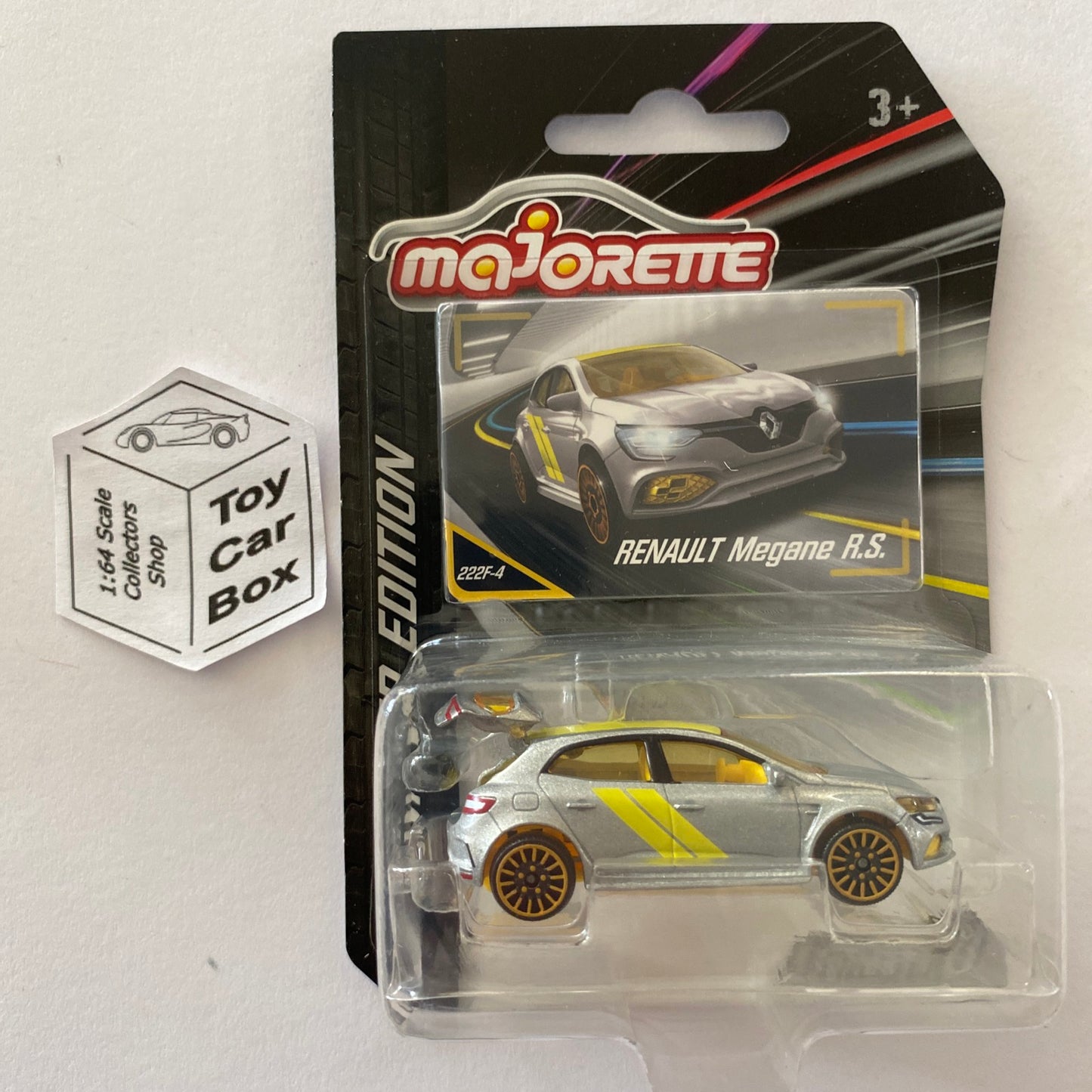 MAJORETTE - Renault Megane RS (Limited Edition 10 - Zamac) 1/64 Scale* - E27