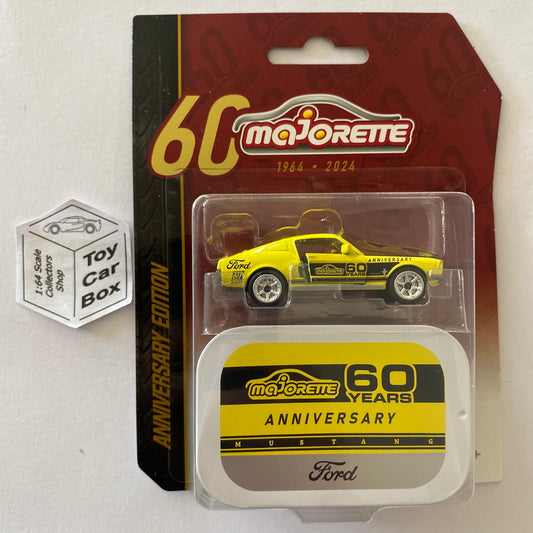 MAJORETTE Ford Mustang GT (Yellow - Deluxe 60th Anniversary) 1/64* H79